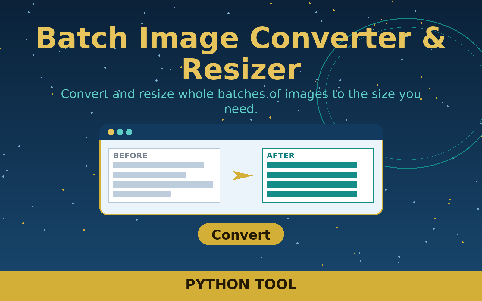 Free Batch Image Converter & Resizer (Python Tool) Free Batch Image Converter & Resizer (Python Tool)