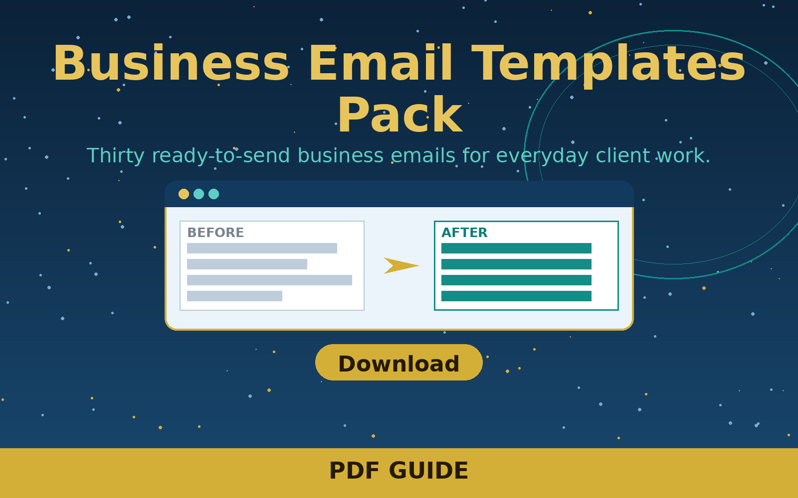 Free Business Email Templates Pack (PDF) Free Business Email Templates Pack (PDF)