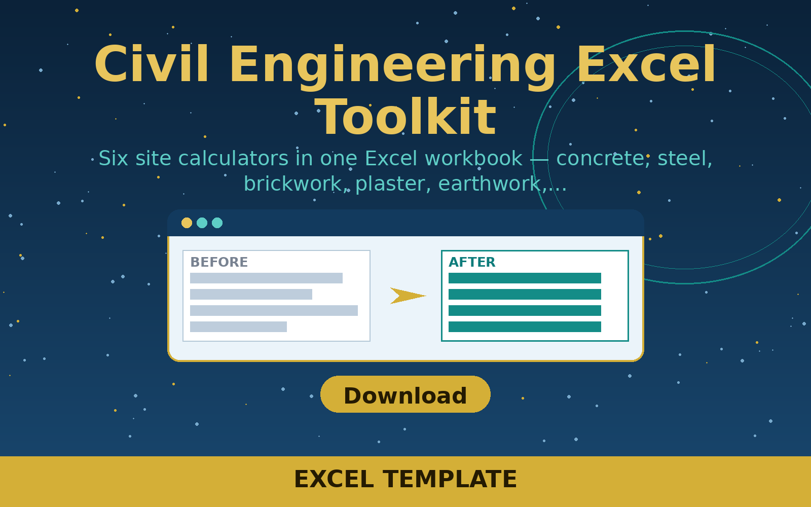 Free Civil Engineering Excel Toolkit Free Civil Engineering Excel Toolkit