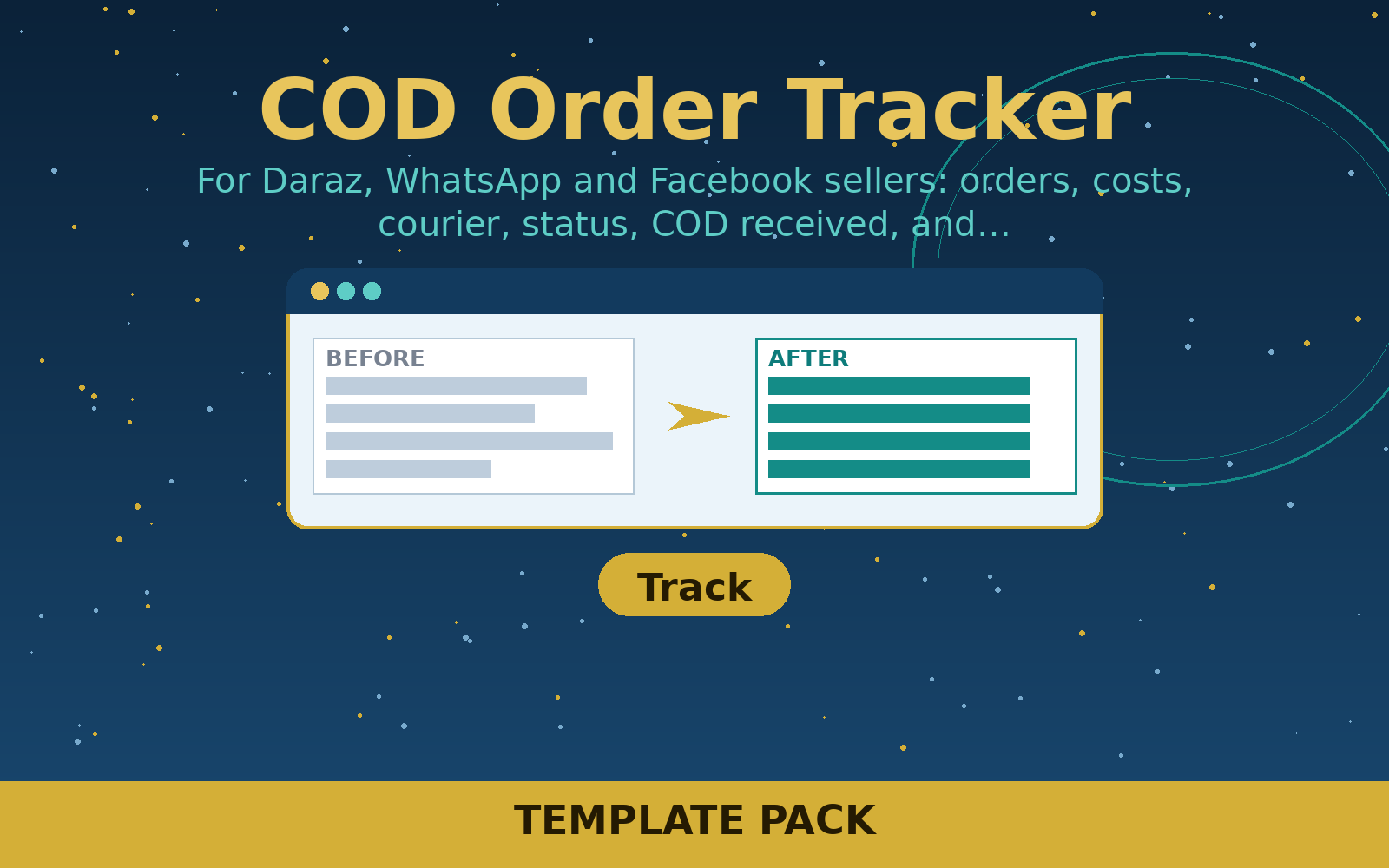 Free COD Order Tracker (ZIP Pack)