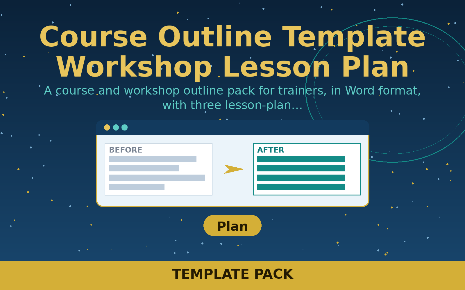 Free Course Outline Template Workshop Lesson Plan (Word) Free Course Outline Template Workshop Lesson Plan (Word)