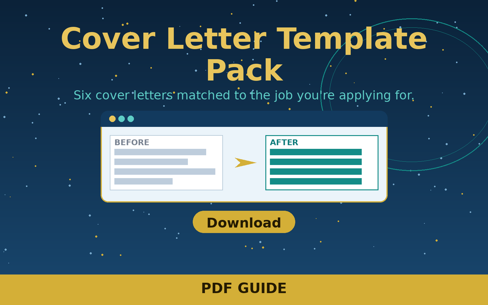 Free Cover Letter Template Pack (PDF) Free Cover Letter Template Pack (PDF)