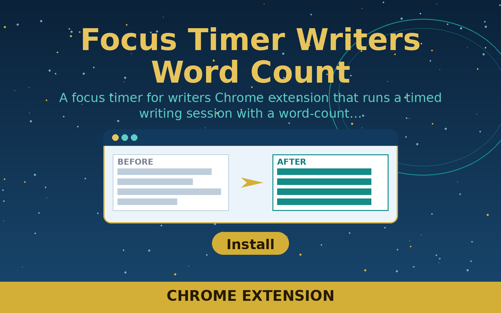 Free Focus Timer Writers Word Count (Chrome Extension) Free Focus Timer Writers Word Count (Chrome Extension)