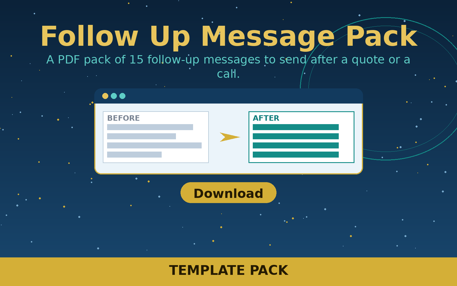 Free Follow Up Message Pack (PDF) Free Follow Up Message Pack (PDF)
