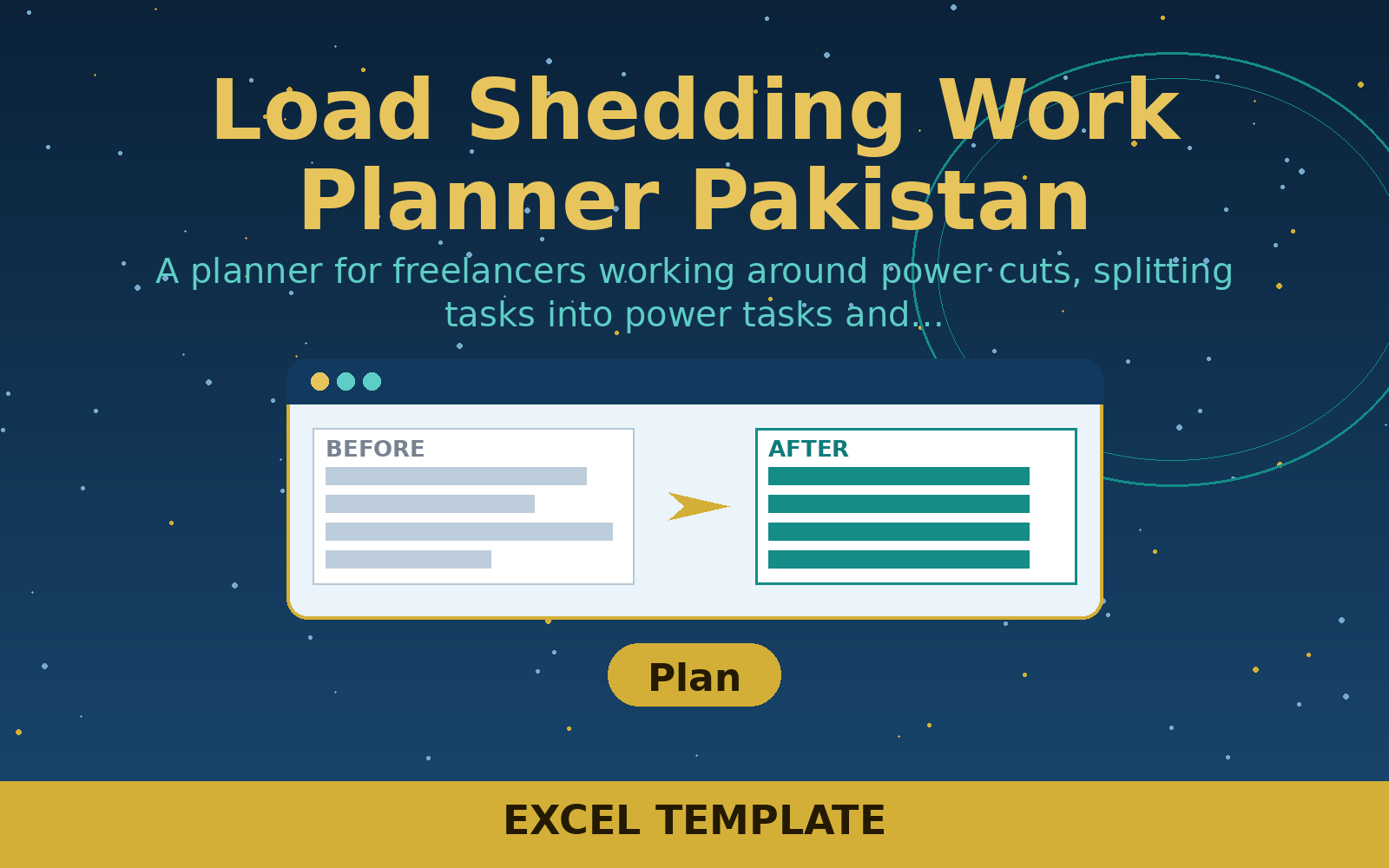 Free Load Shedding Work Planner Pakistan (PDF/Excel) Free Load Shedding Work Planner Pakistan (PDF/Excel)