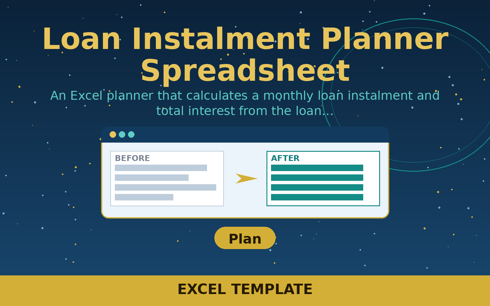 Free Loan Instalment Planner Spreadsheet (Excel) Free Loan Instalment Planner Spreadsheet (Excel)