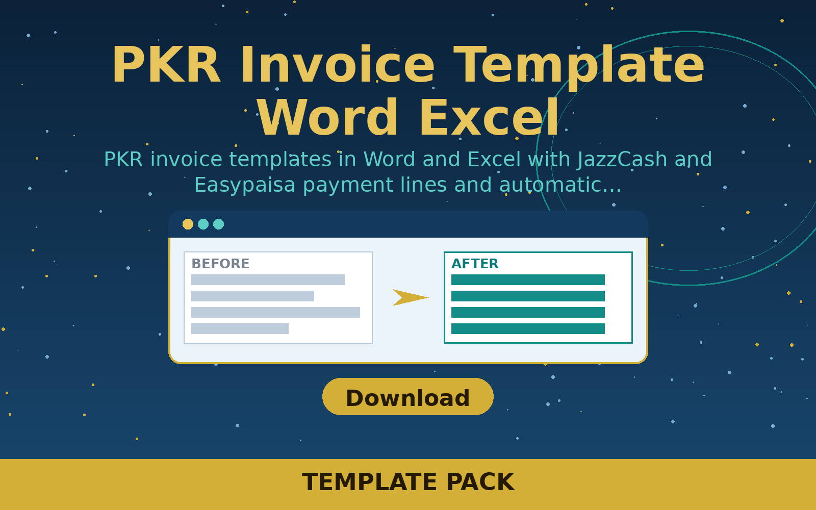 Free PKR Invoice Template Word Excel Free PKR Invoice Template Word Excel