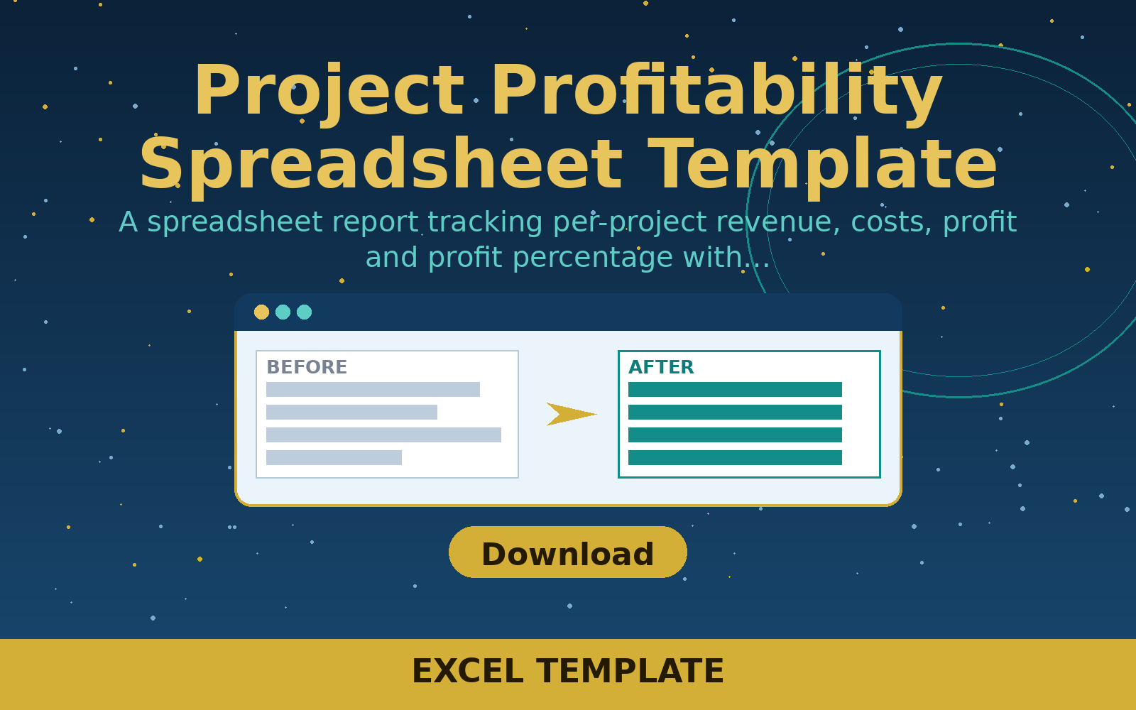 Free Project Profitability Spreadsheet Template (Excel) Free Project Profitability Spreadsheet Template (Excel)
