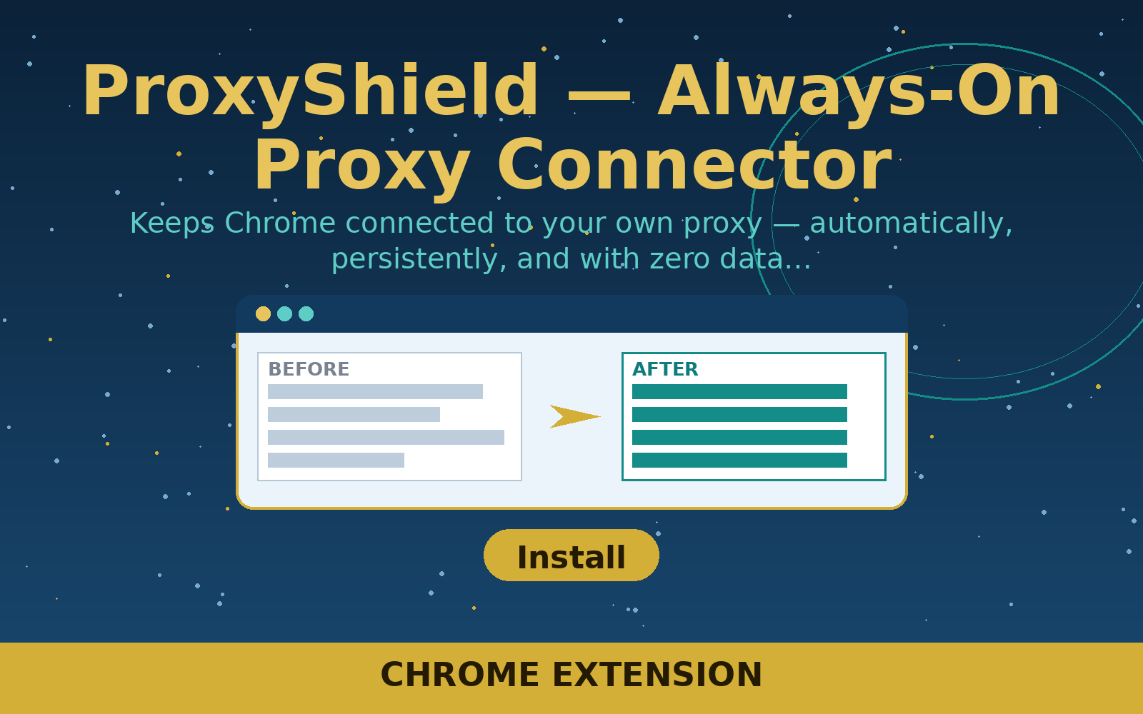 Free ProxyShield — Always-On Proxy Connector (Chrome Extension) Free ProxyShield — Always-On Proxy Connector (Chrome Extension)