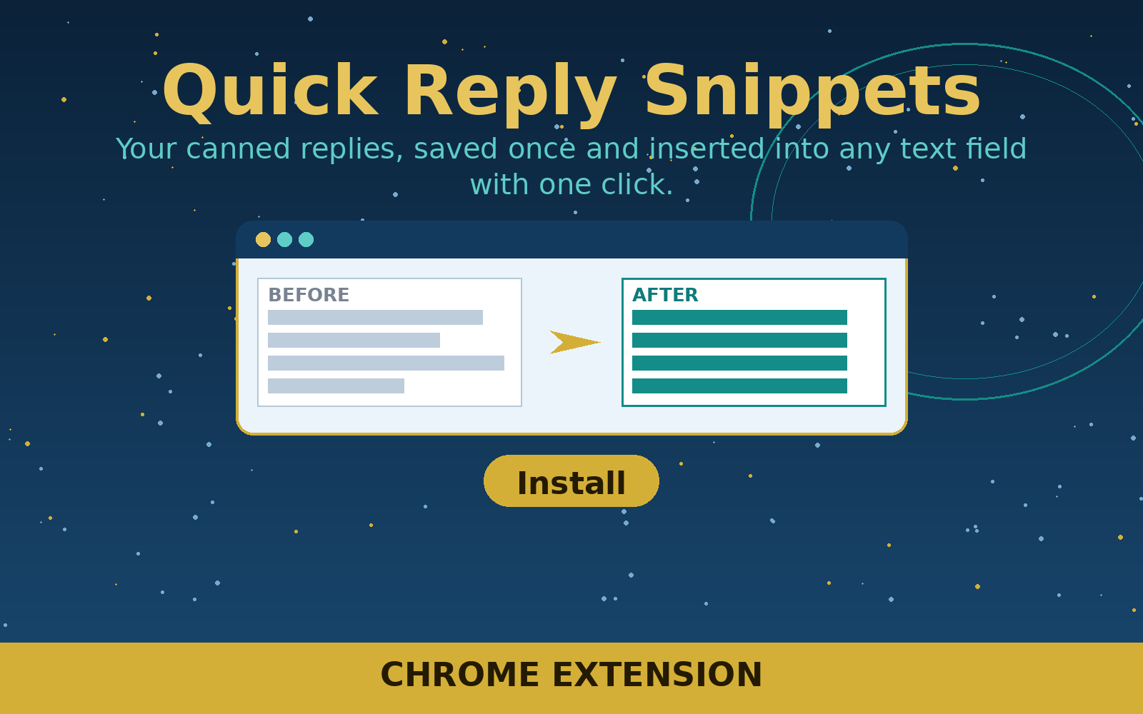 Free Quick Reply Snippets (Chrome Extension) Free Quick Reply Snippets (Chrome Extension)