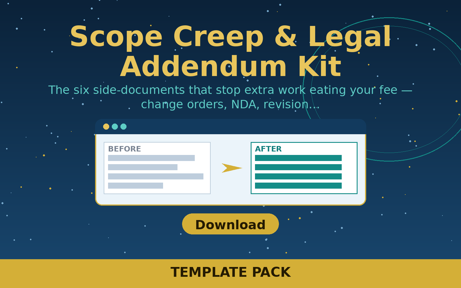 Free Scope Creep & Legal Addendum Kit (ZIP Pack) Free Scope Creep & Legal Addendum Kit (ZIP Pack)