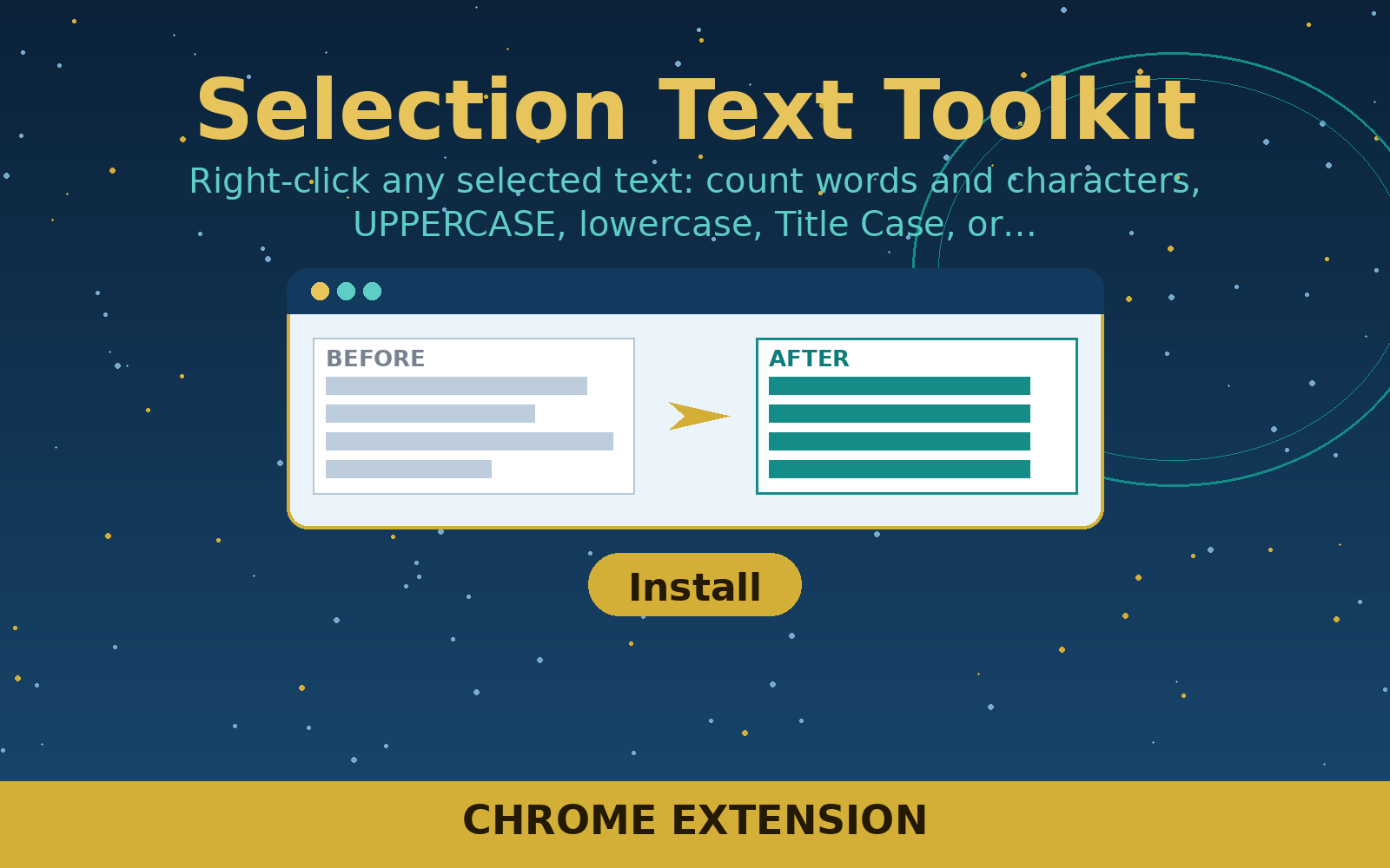 Free Selection Text Toolkit (Chrome Extension) Free Selection Text Toolkit (Chrome Extension)