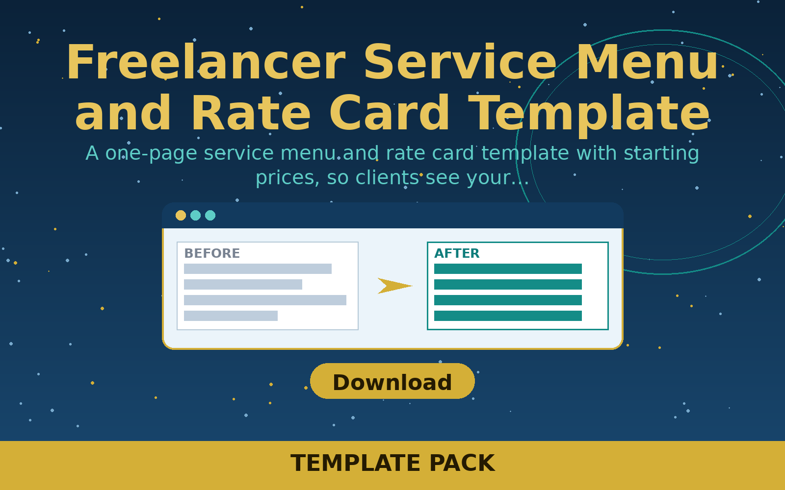 Free Freelancer Service Menu and Rate Card Template (pdf/Word) Free Freelancer Service Menu and Rate Card Template (pdf/Word)