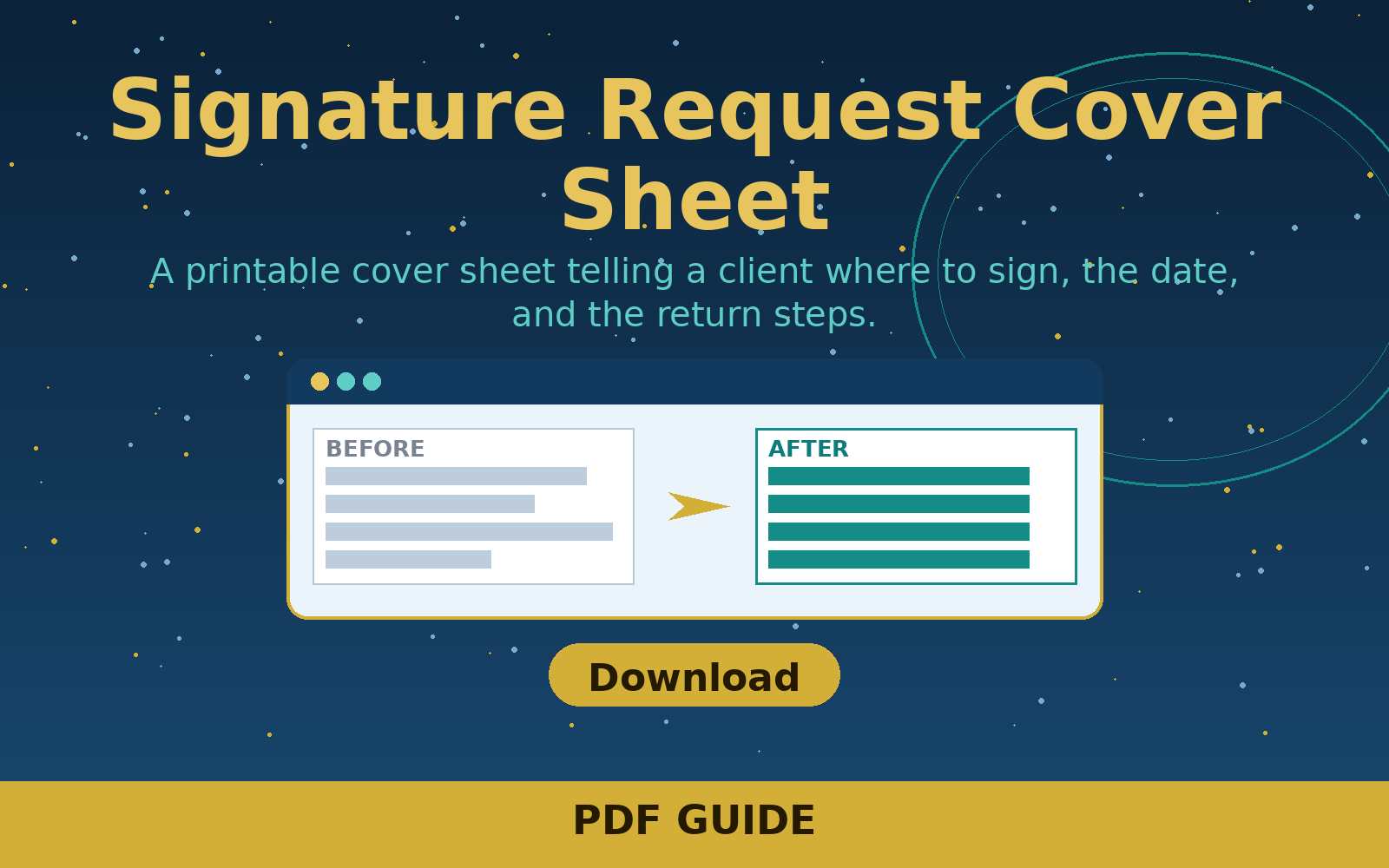 Free Signature Request Cover Sheet (PDF) Free Signature Request Cover Sheet (PDF)