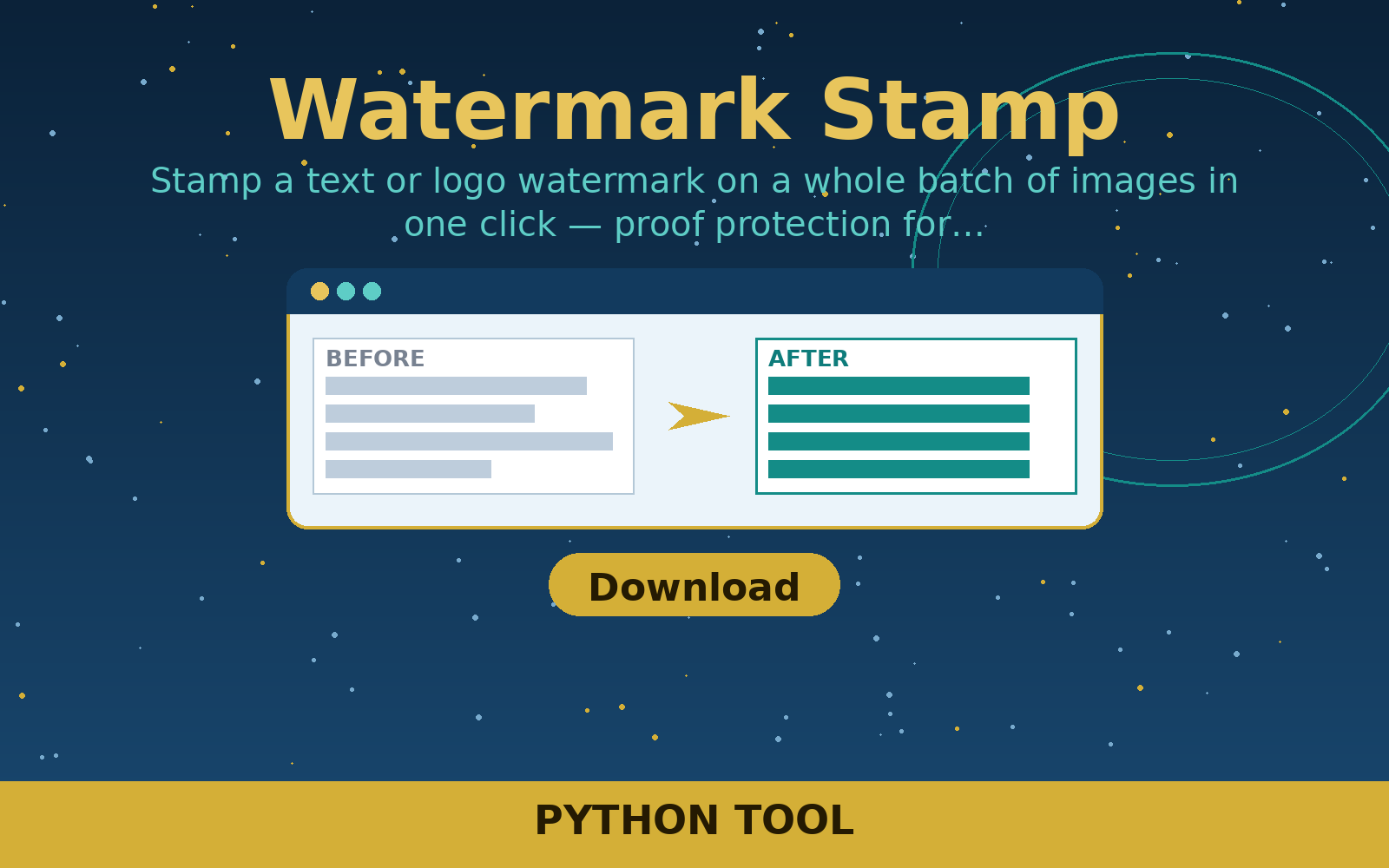 Free Watermark Stamp (Python Tool) Free Watermark Stamp (Python Tool)