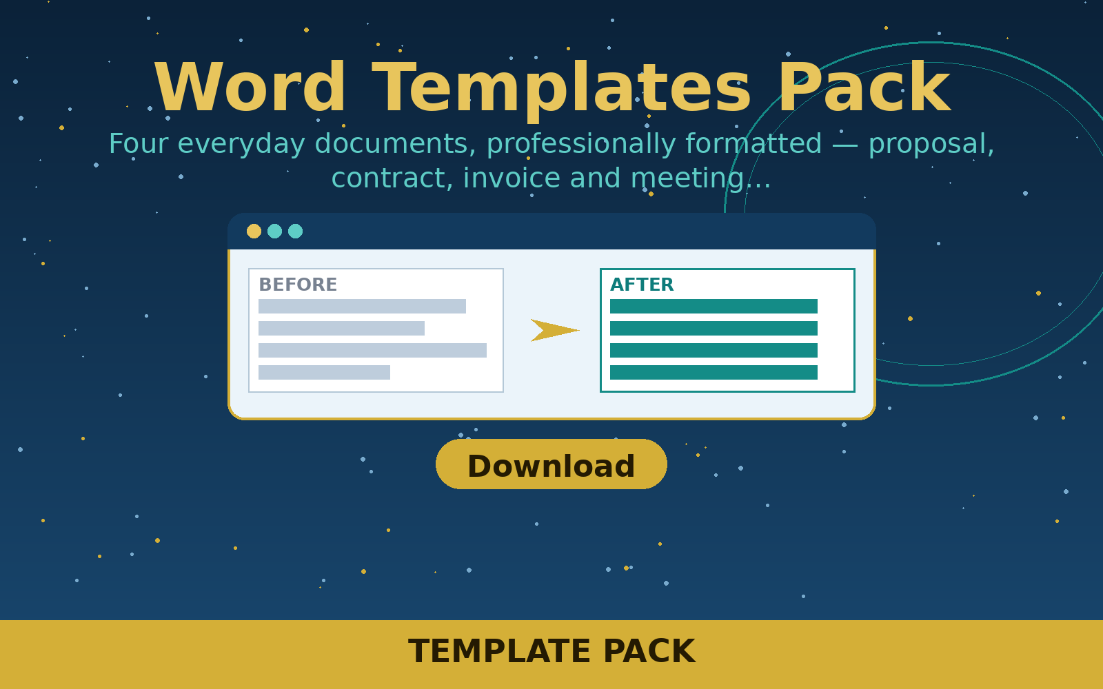 Free Word Templates Pack (ZIP Pack) Free Word Templates Pack (ZIP Pack)