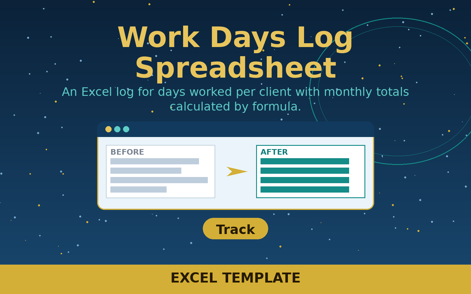Free Work Days Log Spreadsheet (Excel) Free Work Days Log Spreadsheet (Excel)