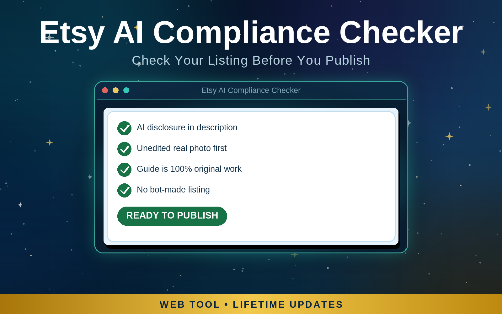 Etsy AI Compliance Checker cover
