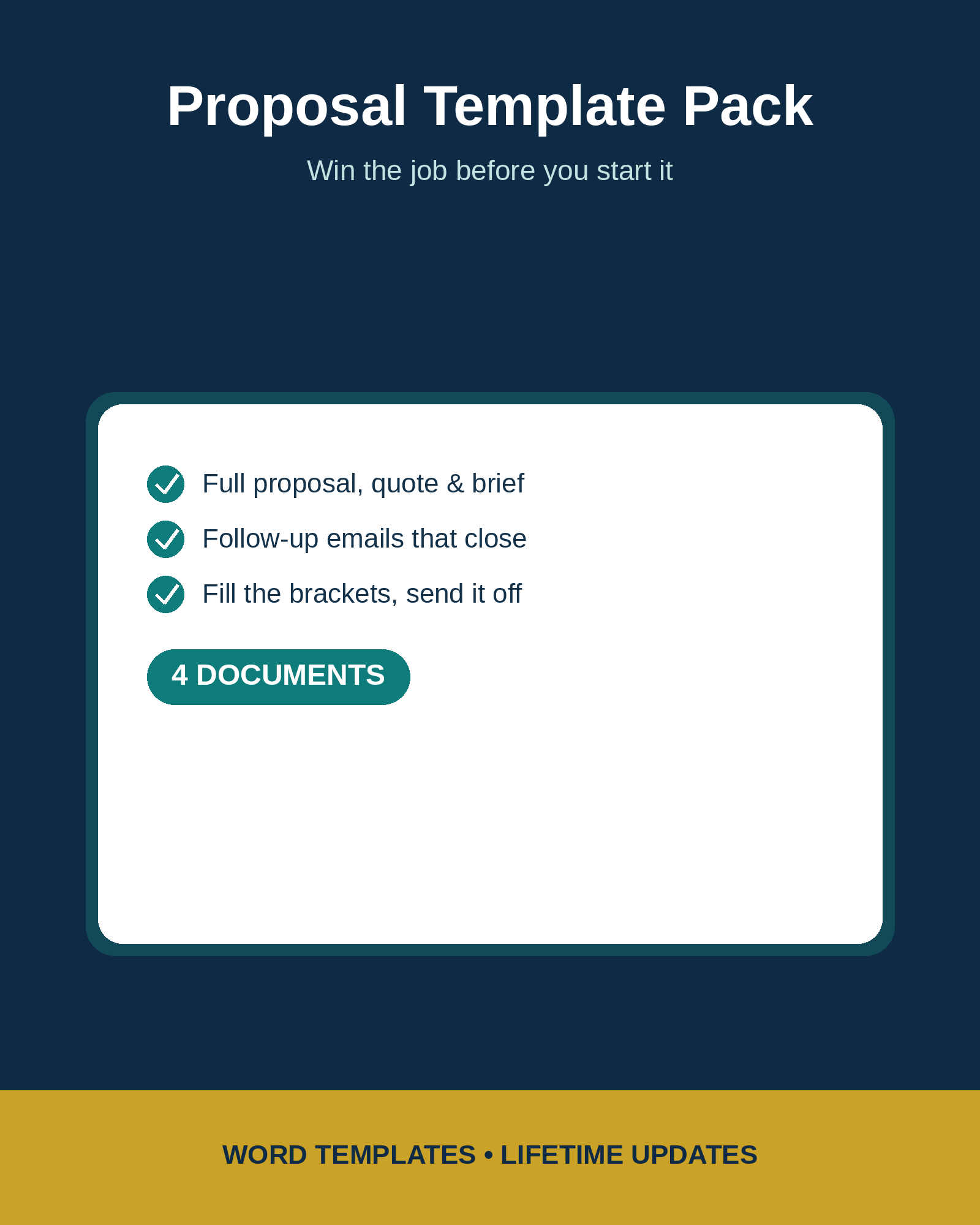Proposal Template Pack cover