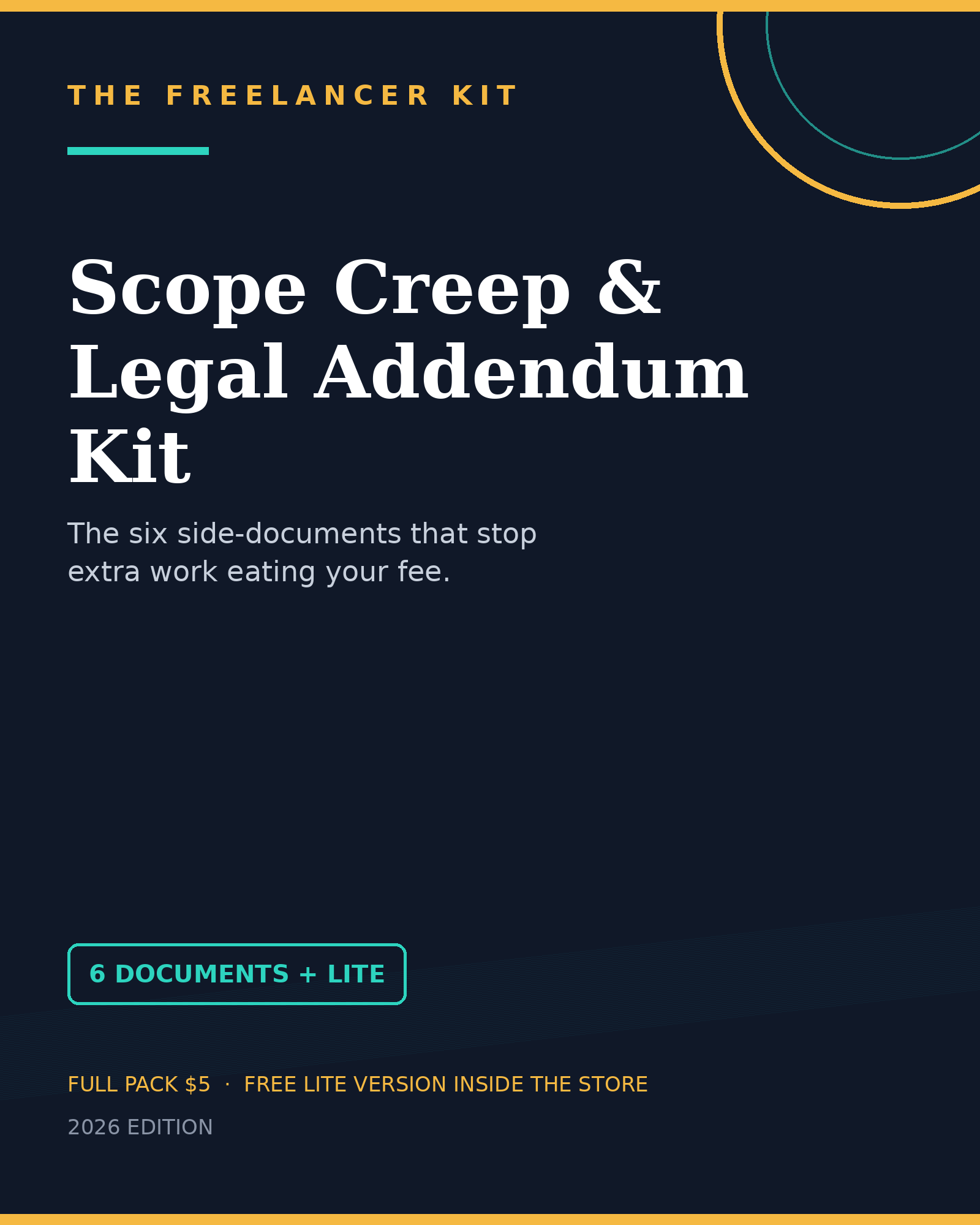Scope Creep & Legal Addendum Kit cover
