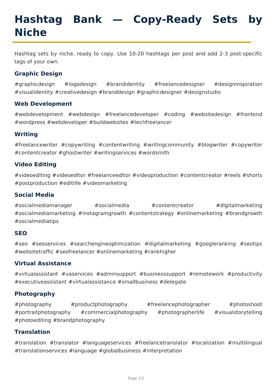Real preview of hashtag-bank