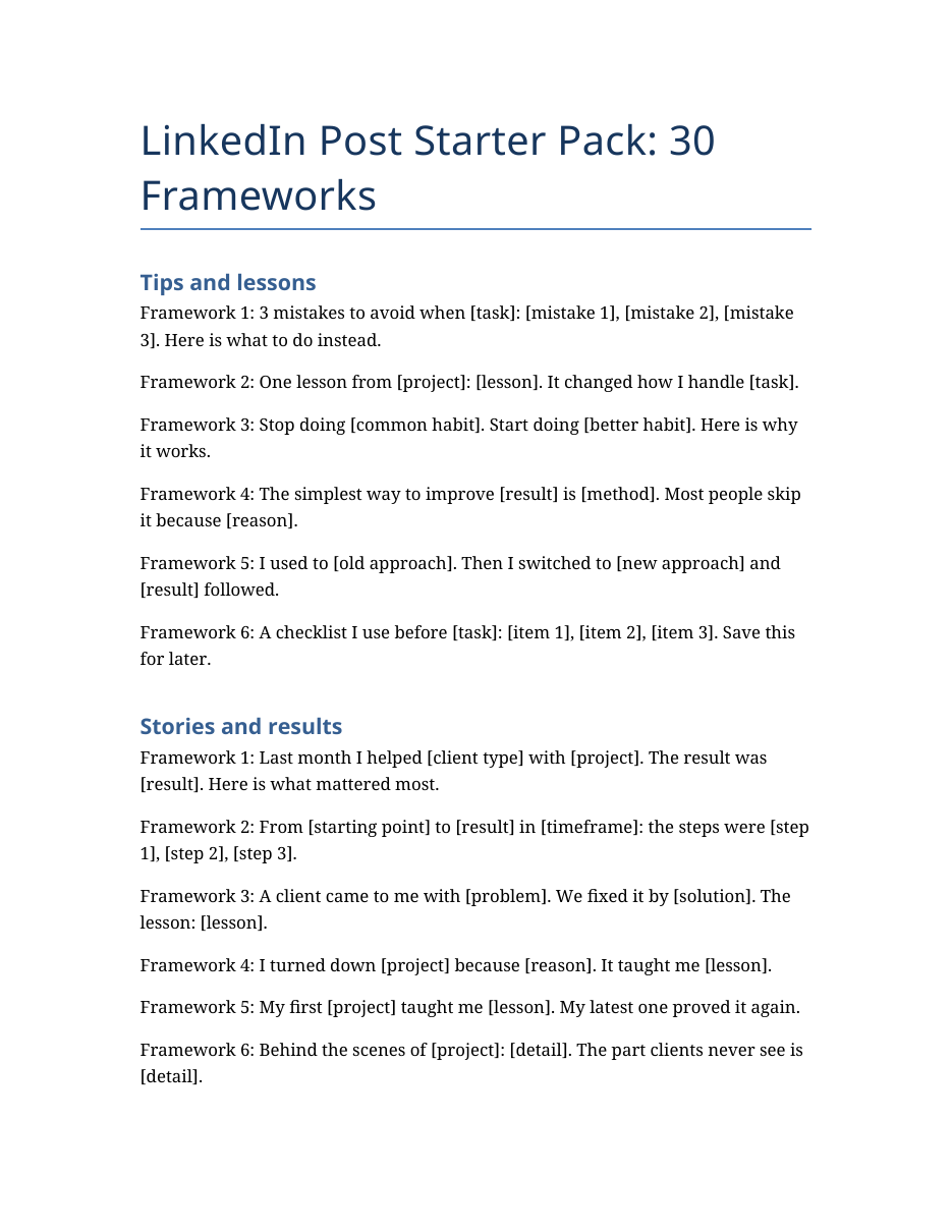 Real preview of linkedin-post-starter-pack