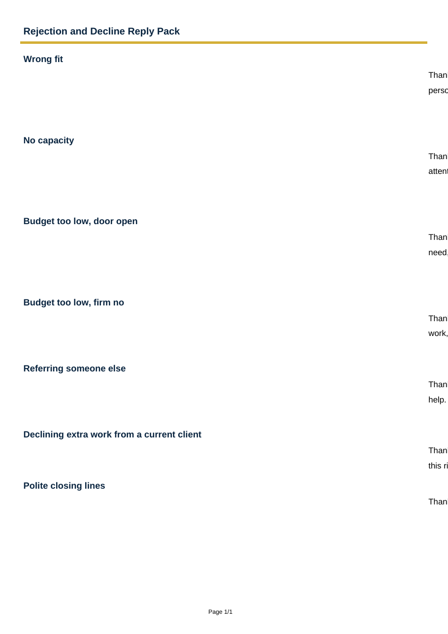 Real preview of rejection-decline-reply-pack