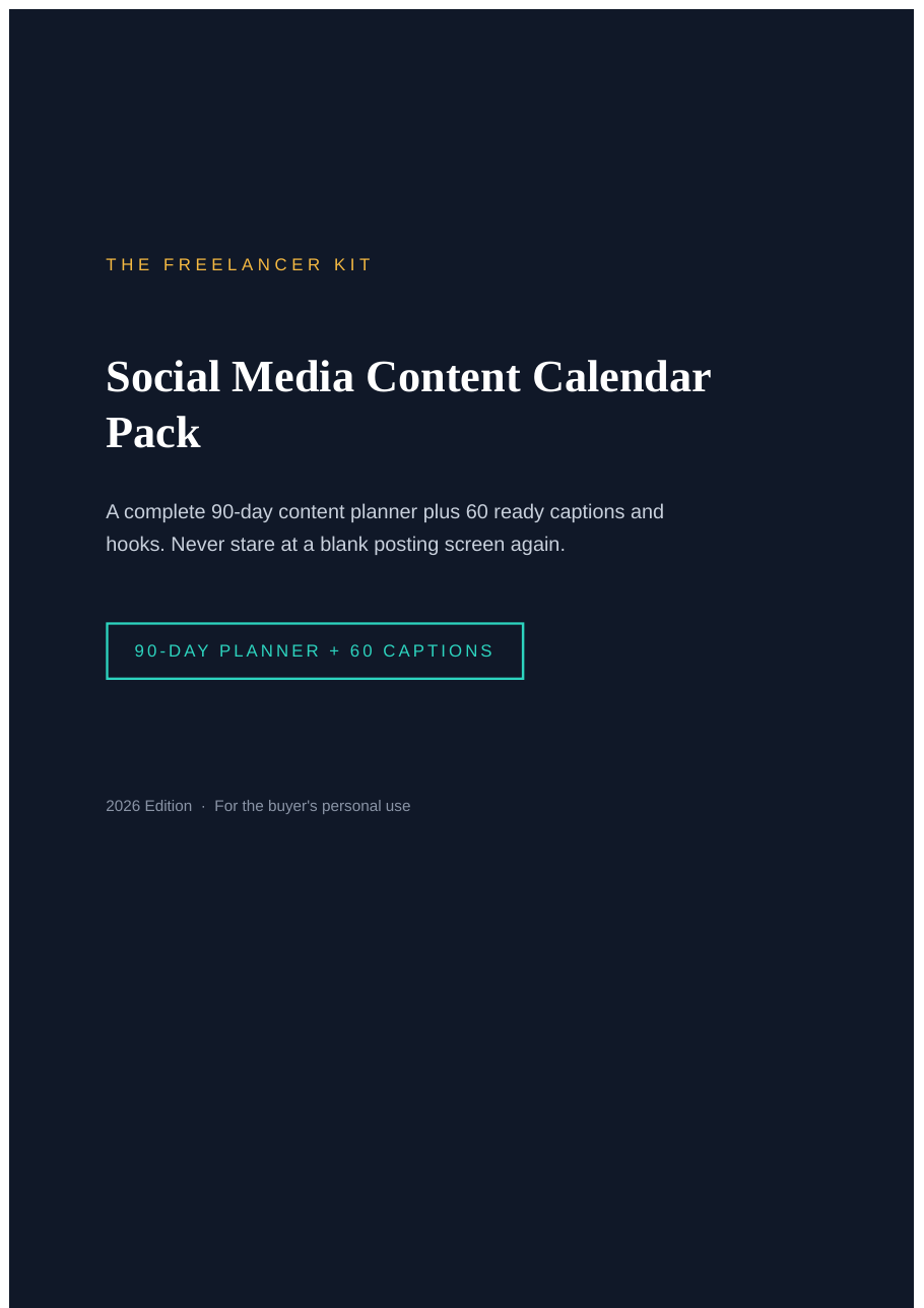 Real preview of social-media-content-calendar-pack